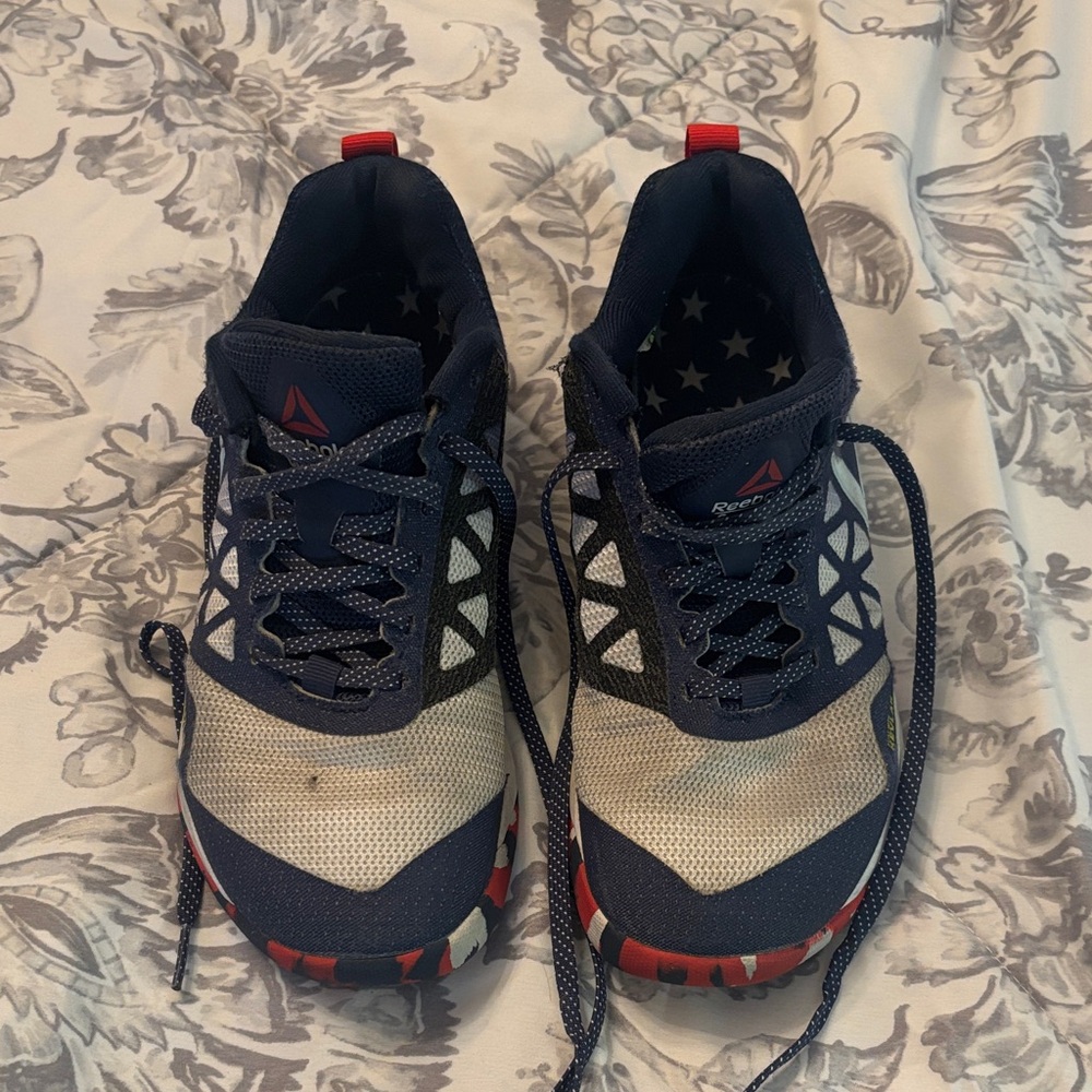 Reebok Red White and Blue Nano 6